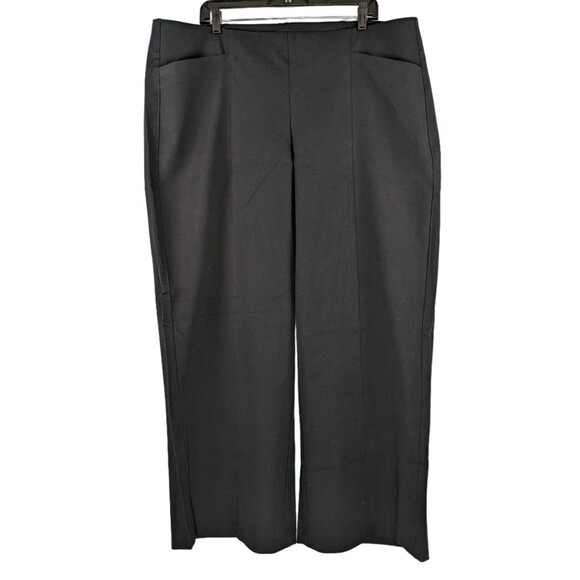 Old Navy High-Waisted Pull-On Pixie Wide-Leg Pants 2X Black - Picture 1 of 7